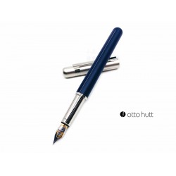 德國 OTTO HUTT 奧托赫特 Design03 navy grey 深藍銀蓋鋼筆