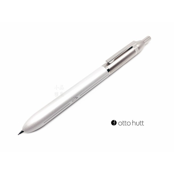 德國 OTTO HUTT 奧托赫特 Design03 light grey 珍珠白桿銀蓋0.7mm自動鉛筆