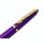 臺灣 ZOLA 袖珍短型鋼筆（紫色）