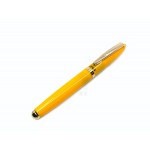 臺灣 ZOLA 袖珍短型鋼筆（黃色）