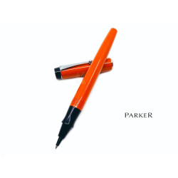 派克 PARKER 美國製 BIG RED 鋼珠/原子兩用筆（橘色）