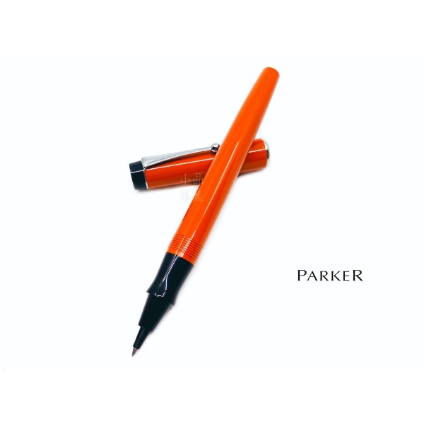 派克 PARKER 美國製 BIG RED 鋼珠/原子兩用筆（橘色）