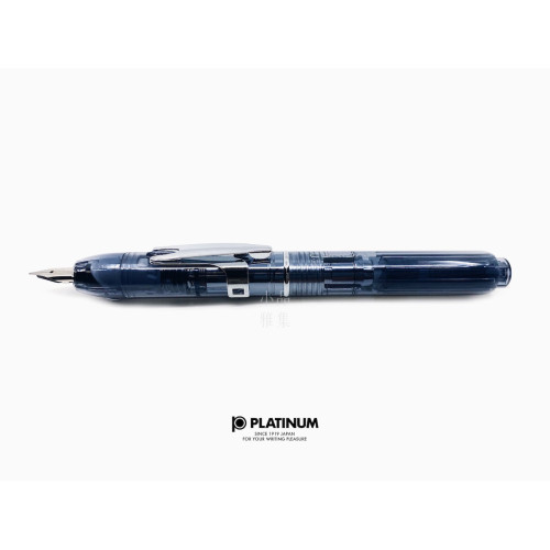 日本 PLATINUM 白金 CURIDAS 按壓式 鋼筆(Graphite Smoke 煙晶黑)
