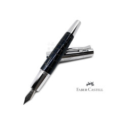 德國 Faber-Castell 輝柏 E-MOTION系列 天然樹脂 鱷魚紋 黑色鋼筆(148232) 德國 Faber-Castell 輝柏 E-MOTION系列 天然樹脂 鱷魚紋 黑色鋼筆(148232)
