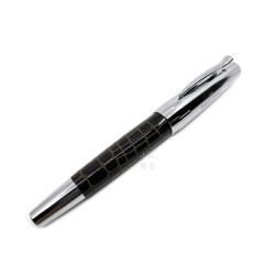 德國 Faber-Castell 輝柏 E-MOTION系列 天然樹脂 鱷魚紋 深褐色鋼筆(148354) 德國 Faber-Castell 輝柏 E-MOTION系列 天然樹脂 鱷魚紋 深褐色鋼筆(148354)
