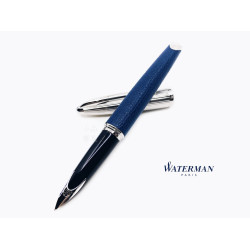 法國Waterman 頂級 新海洋系列 18k 鋼筆 (藍色皮革款) 法國Waterman 頂級 新海洋系列 18k 鋼筆 (藍色皮革款)