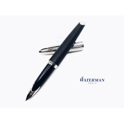 法國Waterman 頂級 新海洋系列 18k 鋼筆 (黑色皮革款) 法國Waterman 頂級 新海洋系列 18k 鋼筆 (黑色皮革款)
