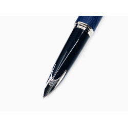 法國Waterman 頂級 新海洋系列 18k 鋼筆 (藍色皮革款) 法國Waterman 頂級 新海洋系列 18k 鋼筆 (藍色皮革款)