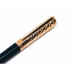 法國 S.T. DUPONT 都彭 LIBERTE 系列 PINK GOLD/BLACK 黑色玫瑰金蓋 鋼珠筆