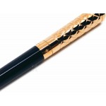 法國 S.T. DUPONT 都彭 LIBERTE 系列 PINK GOLD/BLACK 黑色玫瑰金蓋 14K鋼筆