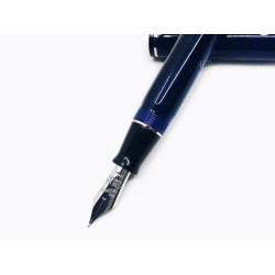 美國 Wahl-Eversharp SIGNATURE系列 18K金 鋼筆（Positano 藍色 銀夾） 