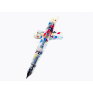 臺灣 OPUS 88 製筆精基 正統滴入式 透明示範鋼筆(Demo- Color花紋) 臺灣 OPUS 88 製筆精基 正統滴入式 透明示範鋼筆(Demo- Color花紋)