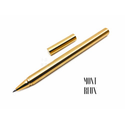 臺灣 MONTREUX 夢多 全黃銅車製 鋼珠筆 臺灣 MONTREUX 夢多 全黃銅車製 鋼珠筆
