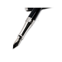 法國 S.T. DUPONT 都彭 LIBERTE 系列 Black  LACQUER &palladium 黑色中國漆 14K金 鋼筆 法國 S.T. DUPONT 都彭 LIBERTE 系列 Black  LACQUER &palladium 黑色中國漆 14K金 鋼筆