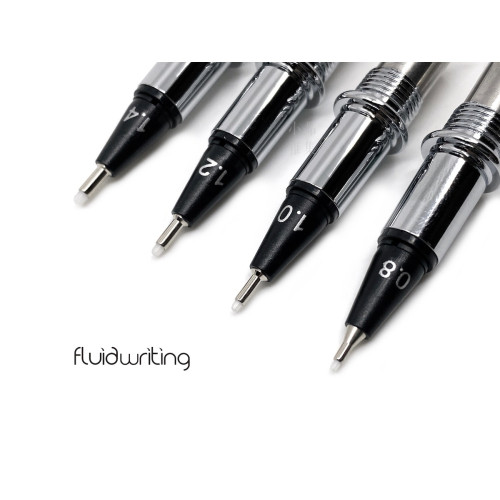 日本 fluidwriting 卡式墨水 簽字筆(751金屬握位單筆尖)