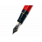 日本 PILOT 百樂 Custom Urushi 硬橡膠 漆塗 30號尖 18K 鋼筆（紅）