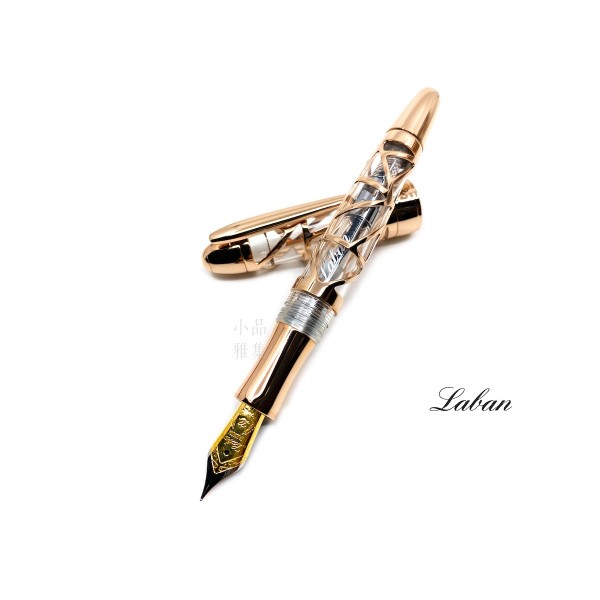 LABAN 300系列 Skeleton 鋼筆（玫瑰金色）