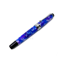 義大利 Aurora Caleidoscopio Luce Blue 萬花筒 18K鋼筆  義大利 Aurora Caleidoscopio Luce Blue 萬花筒 18K鋼筆
