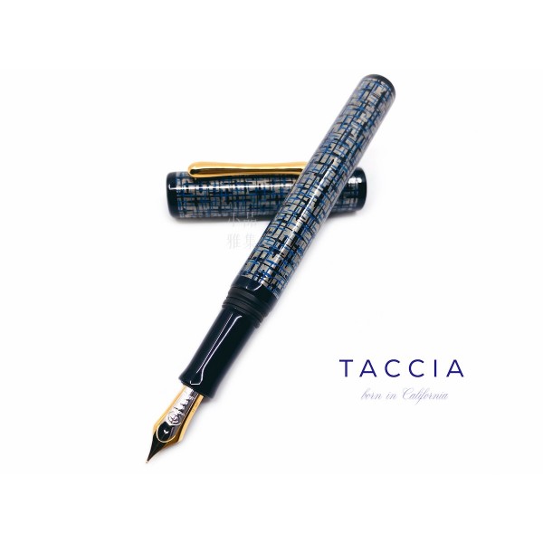 日本 TACCIA 「Tweed LE Collection」 硬橡膠上漆 鋼筆（綠松石）