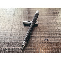 德國 FABER-CASTELL 輝柏 Ambition 成吉思汗 3D浮雕款 鋼珠筆（黑色葉子款）