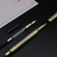 ARTEX 雅特仕 心經鋼筆/鋼珠筆 雙用替換超值組-古青銅 ARTEX 雅特仕 心經鋼筆/鋼珠筆 雙用替換超值組-古青銅