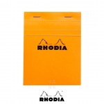 法國 RHODIA N°13 橘色上翻筆記本 105mmx148mm 方格內頁（13200）
