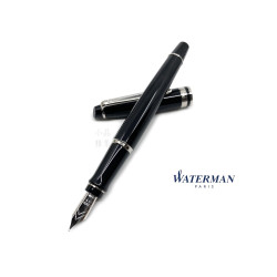 法國 Waterman Expert 新權威系列 18K金 鋼筆(黑亮漆銀夾) 法國 Waterman Expert 新權威系列 18K金 鋼筆(黑亮漆銀夾)