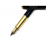 派克 Parker 新款Sonnet 卓爾系列 黑桿金夾 鋼筆（18K金尖）