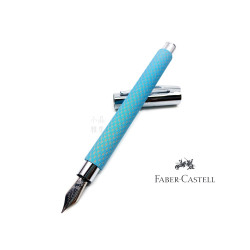 德國 FABER-CASTELL 輝柏 Ambition 成吉思汗 印度繩紋 繩紋飾 鋼筆(天空藍) 德國 FABER-CASTELL 輝柏 Ambition 成吉思汗 印度繩紋 繩紋飾 鋼筆(天空藍)