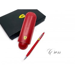 CROSS 高仕 CLASSIC CENTURY 法拉利 新經典世紀系列 原子筆＋筆套禮盒組（霧紅）