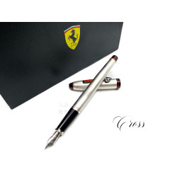 CROSS 高仕 TOWNSEND 濤聲系列 法拉利 聯名款鋼筆(髮絲銀) CROSS 高仕 TOWNSEND 濤聲系列 法拉利 聯名款鋼筆(髮絲銀)