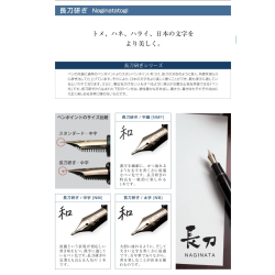 日本 SAILOR 寫樂 SPECIAL NIB 21K 長刀研 鋼筆 (金)fudeDEmannen (DE尖) 日本 SAILOR 寫樂 SPECIAL NIB 21K 長刀研 鋼筆 (金)fudeDEmannen (DE尖)