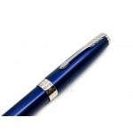 派克 Parker 新款Sonnet 卓爾系列 深藍桿白夾 鋼筆（18K金尖）