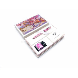 義大利 VISCONTI Van Gogh 梵谷 鋼筆墨水禮盒組(Souvenir de Mauve 粉桃樹) 義大利 VISCONTI Van Gogh 梵谷 鋼筆墨水禮盒組(Souvenir de Mauve 粉桃樹)