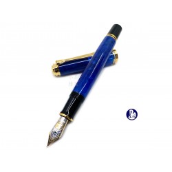 德國 Pelikan 百利金 18K金 M800 blue o' blue 鋼筆
