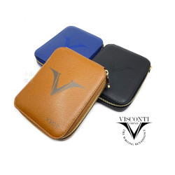 義大利 Visconti 真皮 6-PEN HOLDER 六支裝筆盒 KL09 義大利 Visconti 真皮 6-PEN HOLDER 六支裝筆盒 KL09