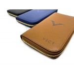 義大利 Visconti 真皮 3-PEN HOLDER 三入裝筆盒+信用卡夾 KL07