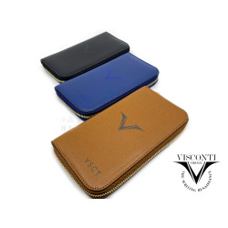 義大利 Visconti 真皮 3-PEN HOLDER 三入裝筆盒+信用卡夾 KL07 義大利 Visconti 真皮 3-PEN HOLDER 三入裝筆盒+信用卡夾 KL07