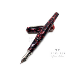 義大利 LEONARDO Momento Zero Grande 鋼筆( Luna rossa紅) 義大利 LEONARDO Momento Zero Grande 鋼筆( Luna rossa紅)