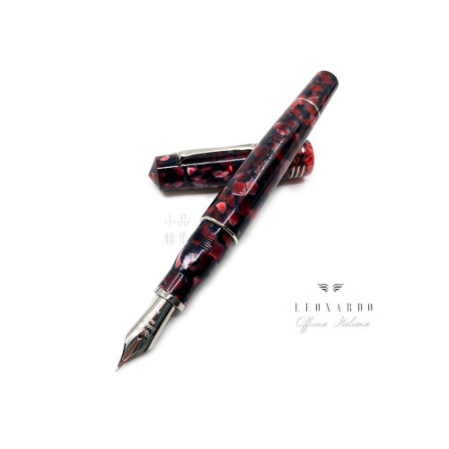 義大利 LEONARDO Momento Zero Grande 鋼筆( Luna rossa紅)