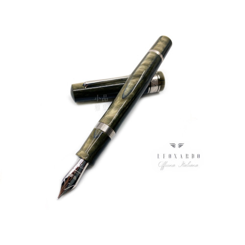 義大利 LEONARDO CUSPIDE 頂尖系列 鋼筆(Olive Green 橄欖綠)