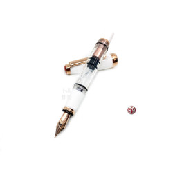 臺灣 TWSBI 三文堂 DIAMOND MINI 活塞 鋼筆(瓷白玫瑰金) 臺灣 TWSBI 三文堂 DIAMOND MINI 活塞 鋼筆(瓷白玫瑰金)