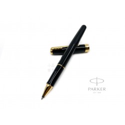 派克 Parker 新款Sonnet 卓爾系列 亮黑金夾 鋼珠筆
