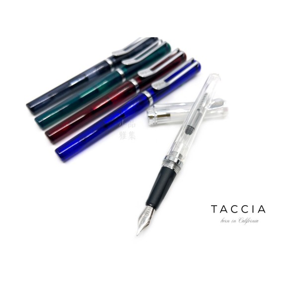 日本 TACCIA Facet clear 鋼筆（五色可選）