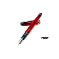 日本 PILOT 百樂 Custom 74 透明桿14K 鋼筆(紅) 日本 PILOT 百樂 Custom 74 透明桿14K 鋼筆(紅)