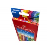德國 Faber-Castell 輝柏 grip握得住 12色水溶性彩色鉛筆（112412）細桿
