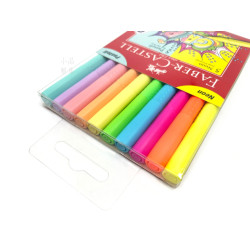 德國 Faber-Castell 輝柏 grip握得住 10支入 馬卡龍色系＋螢光筆（155312）