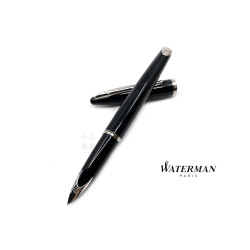 法國 Waterman 海洋系列 18K 鋼筆(黑桿銀夾) 法國 Waterman 海洋系列 18K 鋼筆(黑桿銀夾)