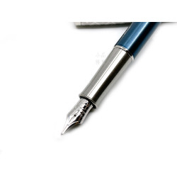 派克 Parker 新款Sonnet 卓爾致臻系列 18K 鋼筆（蔚藍）