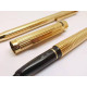 =庫存新筆= SHEAFFER 西華TARGA 1007 鍍金 格紋 14K USA製 鋼筆/原子筆